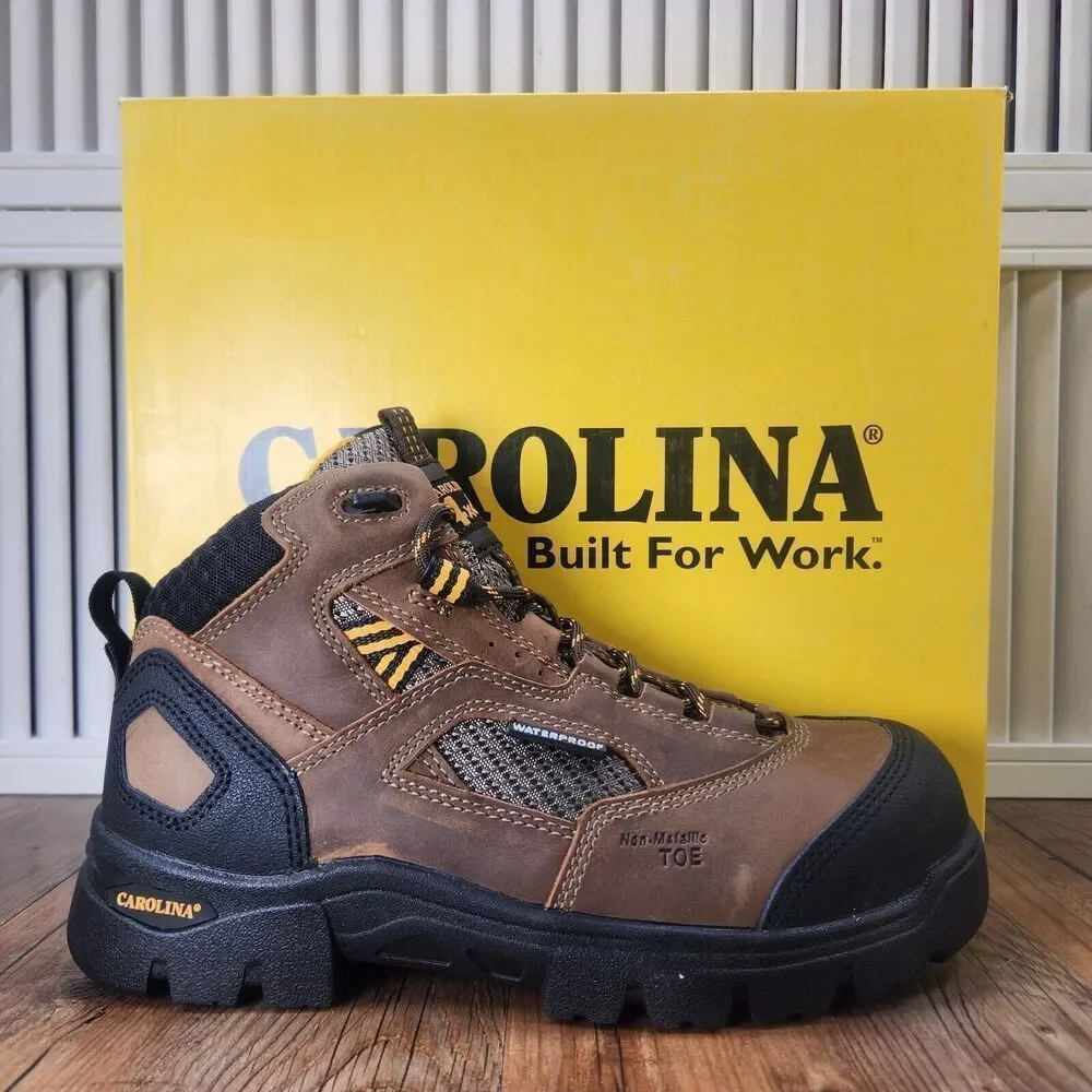 Carolina CA4552 Waterproof Composite Toe 4x4 Hiker Work Boots Mens Sz 8 EE Wide